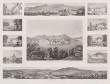 Die Bäder in Baden by Heinrich Siegfried, aquatint, offered Jun 2015