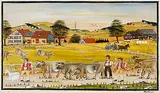 Öberefahre im Frühling, um 1966 by Albert Manser, oil on board, sold Jun 2015