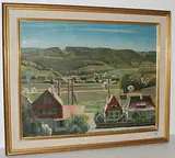 Frühling bei Belp, 1927 by Fred Stauffer, oil on canvas, sold Jun 2015