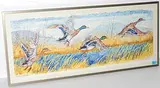 Fliegende Enten by Fritz Hug, 1983, color lithograph, sold Jun 2015