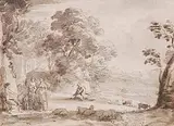Das Urteil des Paris by Johann Nepomuk Schödlberger, pen and ink, offered Dec 2014