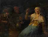 Umkreis Wirtshausszene by Jacob Toorenvliet, oil on panel, offered Dec 2014