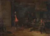 zugeschrieben In der Taverne by Gilis van Tilborgh, oil on panel, offered Dec 2014