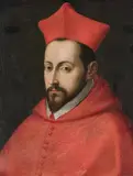 Nachfolger Portrait des Kardinals Gorandi im roten Gewand by Philippe de Champaigne, oil on canvas, offered Dec 2014