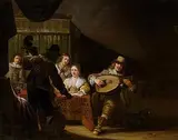 Das Konzert by Anthonie Palamedesz., oil on panel, sold Dec 2014