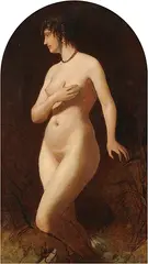 Stehende Badende by Daniel Maclise, oil on board, offered Dec 2014