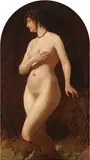 Stehende Badende by Daniel Maclise, oil on board, offered Dec 2014