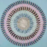 Peridot Pinwheel by Miriam Schapiro, 1979, acrylic, offered Dec 2014
