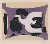 L'Atelier by Georges Braque, 1961, color lithograph, sold Dec 2014