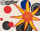 Ohne Titel by Alexander Calder, color lithograph, sold Dec 2014
