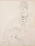 Portrait de jeune fille by Raoul Dufy, 1928, pencil, sold Dec 2014