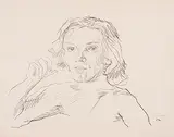 Gitta by Oskar Kokoschka, 1953, lithograph, sold Dec 2014