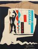 Modulor by Le Corbusier, 1950, color screenprint, sold Dec 2014