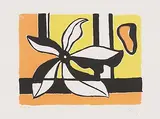 Blume by Fernand Léger, color screenprint, offered Dec 2014