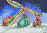 Figue verte by Jean Lurçat, gouache, offered Dec 2014