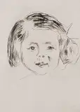 Herbert Esche's Daughter by Edvard Munch, drypoint, sold Dec 2014