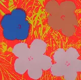 nach "Flowers by Andy Warhol, color screenprint, sold Dec 2014