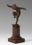 Deutschland, um 1900 by auf Schildkröte stehend" Figur "Knabe, bronze, sold Dec 2014