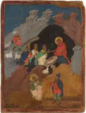 Griechisch, Berg Athos, um 1800 by Geburt Christi, tempera, offered Dec 2014
