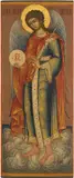 Russisch, 2.Hälfte 18.Jh by Kirchenikone "Erzengel Gabriel", tempera, offered Dec 2014