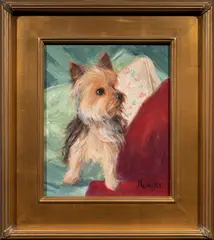 Minnie by Roseann Munger, 2009, oil on canvas board, sold Feb 2024
