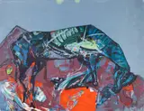 Untitled by Kiro Urdin, lithograph, sold Feb 2024