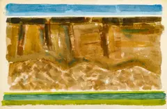 Untitled by Byron Gardner, Watercolor on Paper 20''x13'' Sheet. Loose, sold Jun 2025