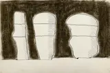 Untitled by Byron Gardner, Ink on Paper 13''x20'' Sheet. Loose, sold Jun 2025