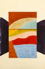 Untitled by Byron Gardner, Mixed Media on Paper 15''x23'' Sheet. Loose, sold Jun 2025