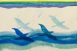 Untitled by Byron Gardner, Watercolor on Paper 20''x14'' Sheet. Loose, sold Jun 2025
