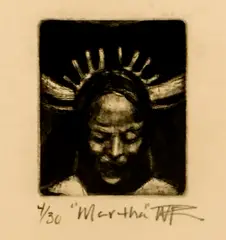 Untitled by Nicole Rawlins, Etching 10''x8'' Sheet. Loose, sold Jun 2025