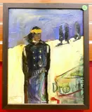 Untitled by Royal Nebeker, Oil Painting Framed 15"x12"�, sold Jul 2025