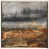 Landscape by Lynette ten Krooden, acrylic on canvas, sold May 2026