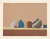 Still Life with Nautilus Shell by Wim Blom, silkscreen, sold May 2026