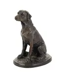 Labrador by Carlos Neto, bronze stamped, sold May 2026