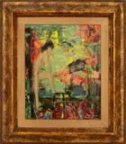 Nu Debout by Bertoldo Taubert, 1965, Oil on Canvas, sold Jun 2025