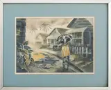 Rainy Day by John Berryman, Watercolor on Paper, sold Jun 2025