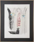 Llan-y-Blodwell by John Piper, 1964, Lithograph in Colors, sold Jun 2025