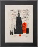 St. Nicholas by John Piper, 1964, Lithograph in Colors, sold Jun 2025