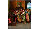 Krösus Zeigt Solon Seine Schätze by Frans Francken der Jüngere, oil, sold Sep 2015