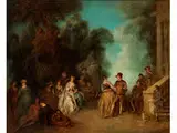 Untitled by Jean-Baptiste Pater, oil on canvas, offered Sep 2017
