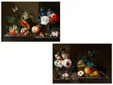 Stillleben mit Früchten, Blumen, Schmetterlingen und Mäusen by Johann Amandus Winck, oil on panel, sold Jun 2016