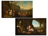 Venus, Amor, Ceres und Bacchus by Abraham van Cuylenborch, oil on panel, sold Sep 2021