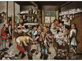 Der Bauernadvokat by Pieter Brueghel d. J., oil on canvas, sold Dec 2025