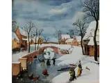 Kleine Winterlandschaft by Abel Grimmer, um 1570 – um 1619, oil, offered Dec 2018