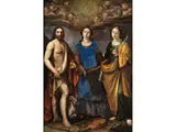 Die Verzückung der Heiligen Cäcilia by Giuseppe Puglia detto Bastaro, oil on canvas, offered Mar 2019