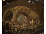 Die Grotte der Ungeheuer by Cornelis Saftleven, oil on canvas, offered Mar 2015