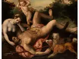 Tod des Adonis by Frans Floris, oil on panel, offered Jul 2015