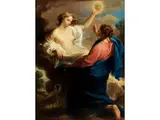 Wahrheit und Barmherzigkeit by Pompeo Batoni, oil on canvas, offered Sep 2025