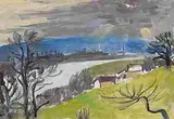 Vorfrühling im Limmattal, 1932 by Ernst Morgenthaler, oil on canvas, offered Dec 2014